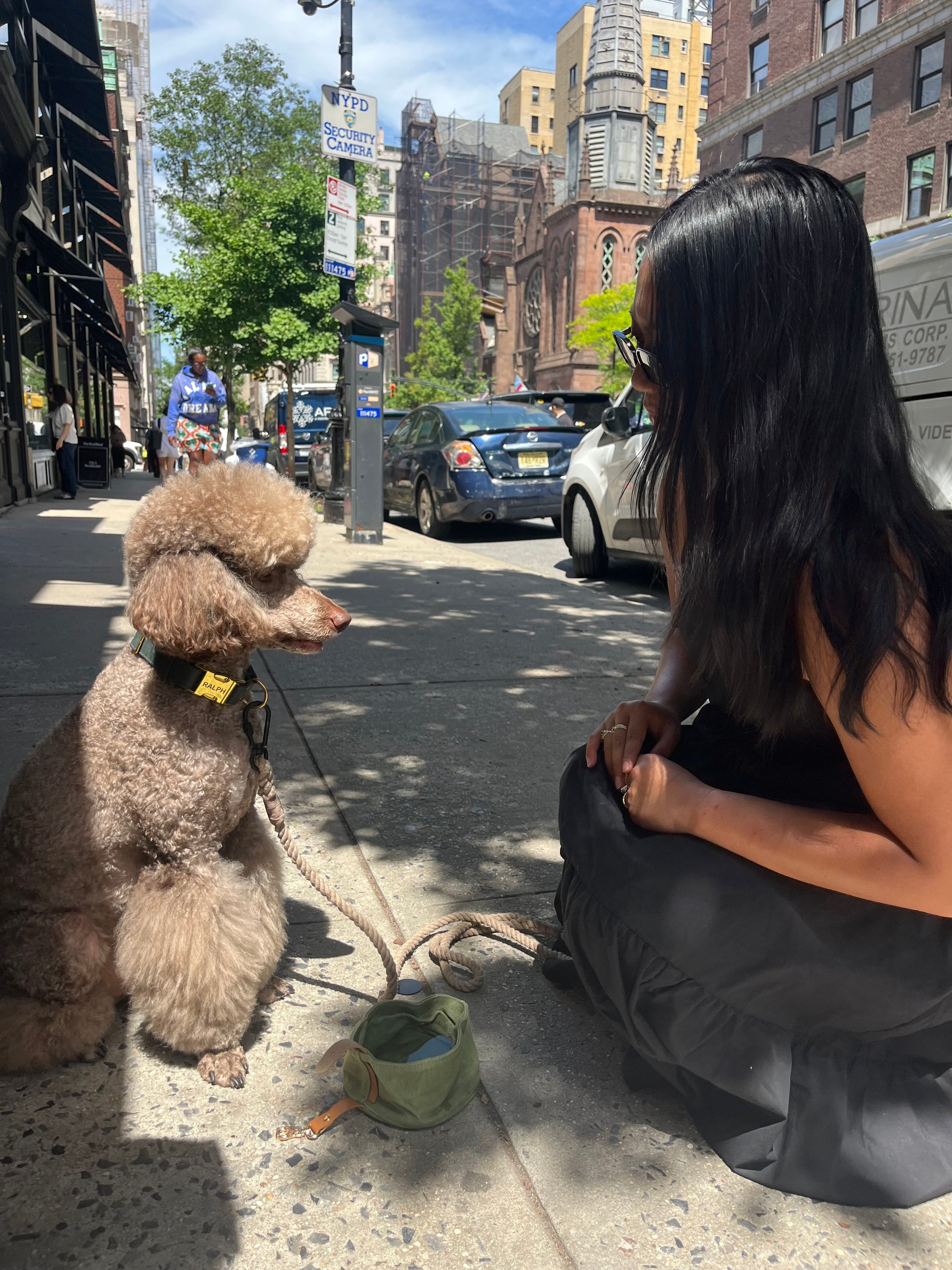 Le Woof Canvas Travel Bowls
