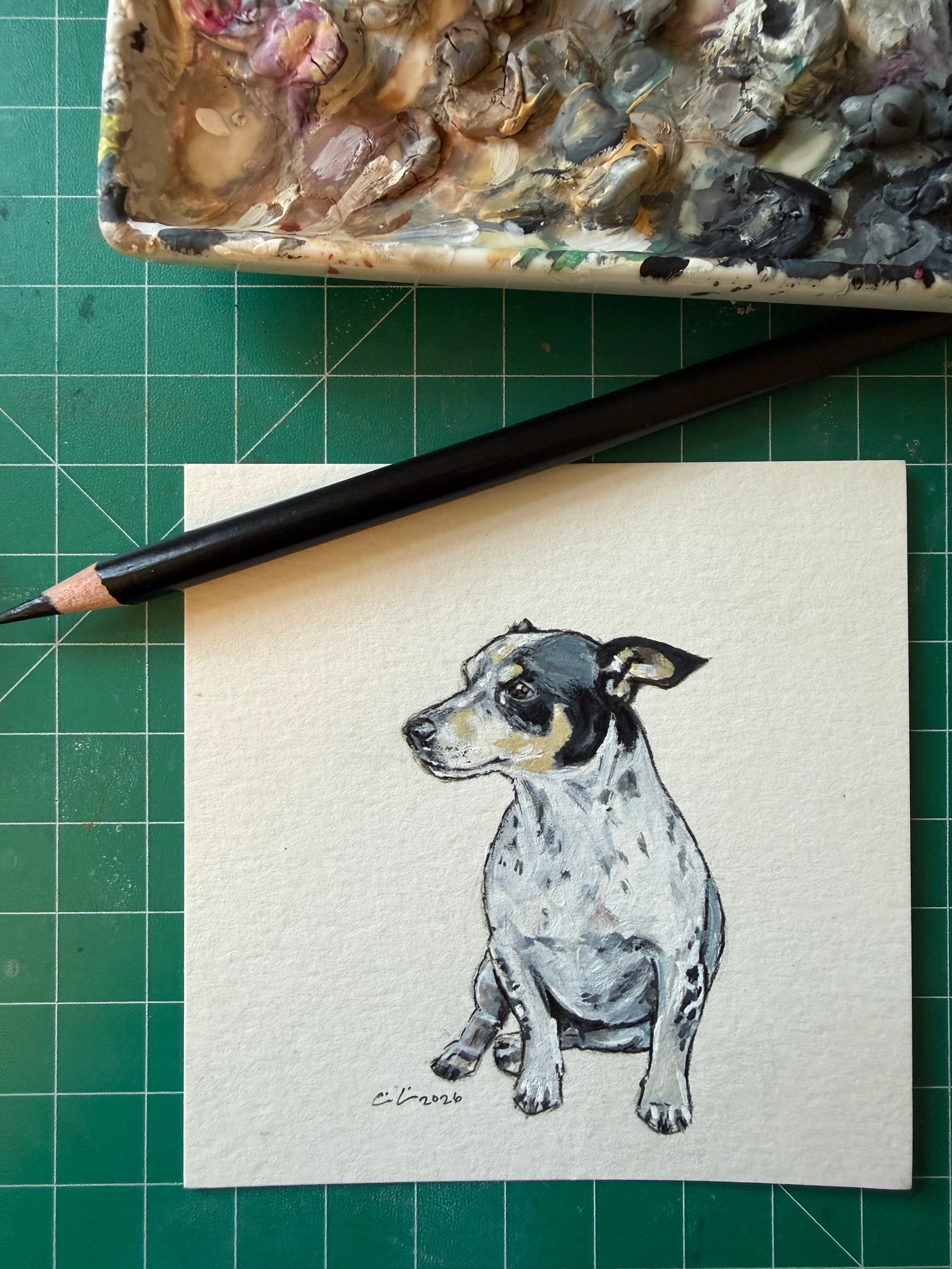 Le Woof x Carrie Draws Collab: Custom Dog Portrait