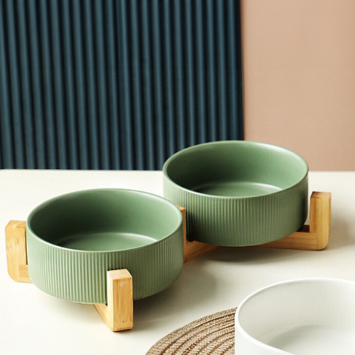 Le Woof Ceramic Dog Bowls